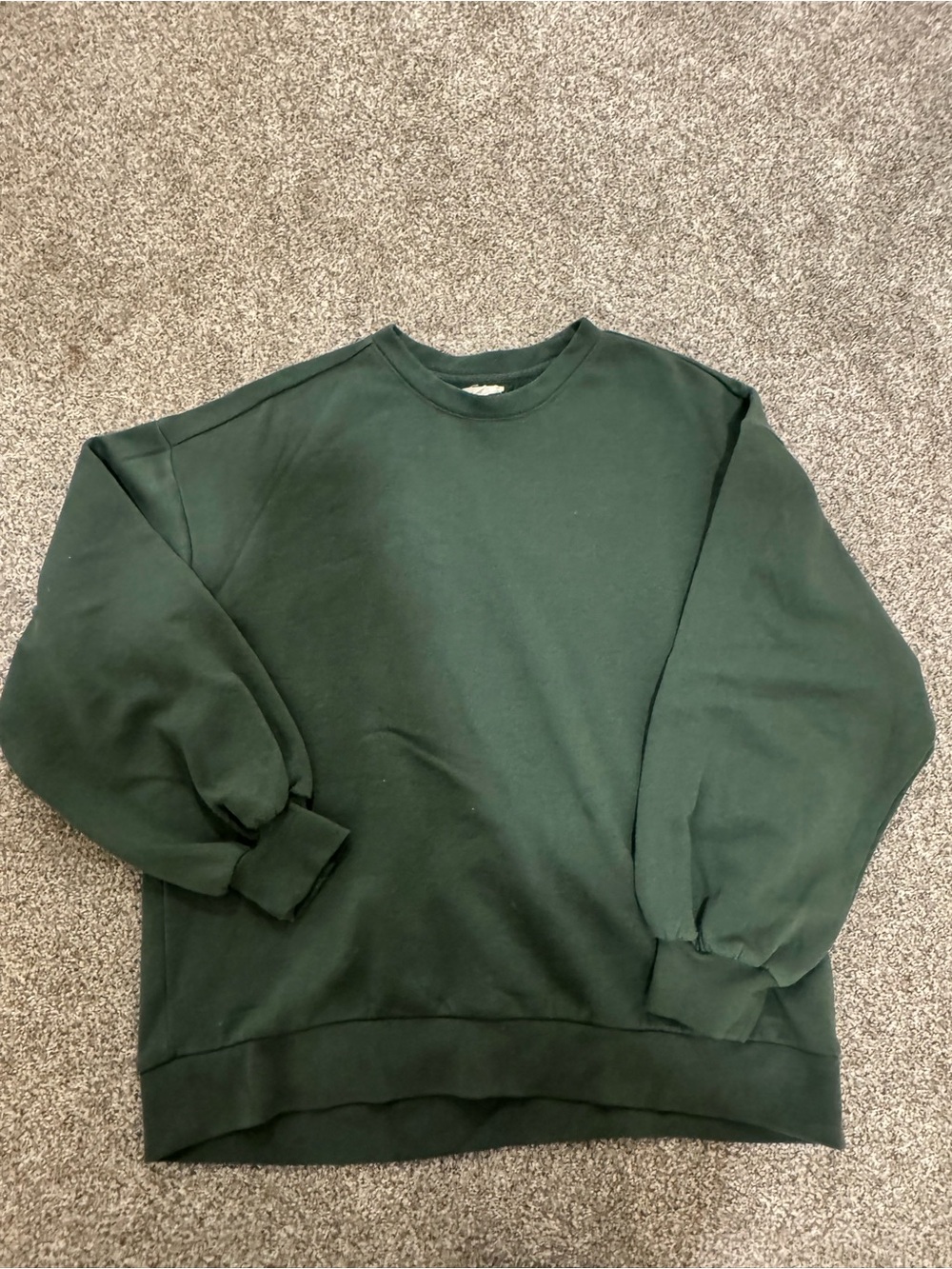 Pilcro Forest Green Crewneck Sweater